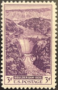 Scott #774 1935 3¢ Boulder Dam unused hinged