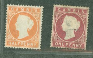 Gambia #5-6 Unused Single