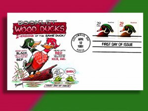 From the Cachetoons Vault - Two-Headed Wood Duck from 1991