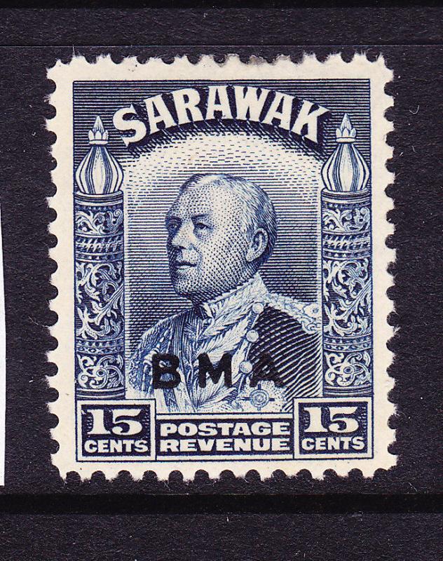 SARAWAK  1945  15c  BMA  MLH SG 135   