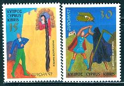 Cyprus 1997: Sc. # 903-904; **/MNH Cpl. Set