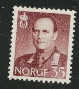 Norway Scott 361A MH* 1960 stamp