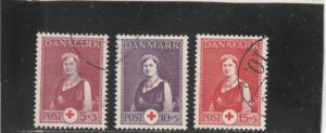 Denmark  Scott#  B9-11  Used