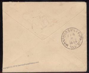 Virginia 1899 Pride VA Cancel DPO Helbock R5 Cover Montoursville PA 92329