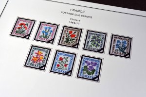 COLOR PRINTED FRANCE 1941-1999 SEMI-POSTALS + STAMP ALBUM PAGES (87 ill. pages)