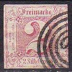 Thurn and Taxis 11 1860 Numeral Used
