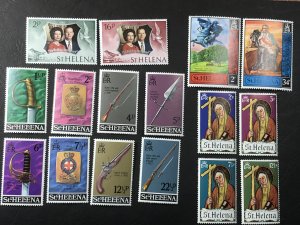 ST.HELENA # 257-272-MINT NEVER/HINGED--5 COMPLETE SETS--1971-72