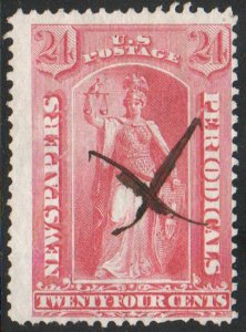 MALACK PR17 F-VF, pen cancel, pretty color! c4016