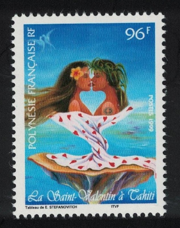 Fr. Polynesia St Valentine's Day 1999 MNH SG#840