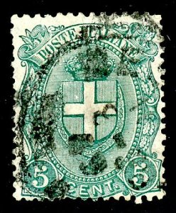 Italy, Scott #75, Used