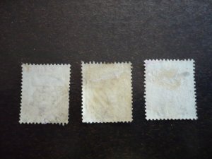 Stamps - Sierra Leone - Scott# 35,38,39 - Used Part Set of 3 Stamps