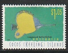 1995 Cocos Islands - Sc 313 - MH VF - 1 single - Fish
