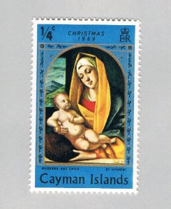 Cayman Islands 245 Unused Christmas Mother and Child 1969 (BP54715)