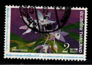 Thailand Scott 843 Used Flower stamp