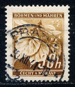 Bohemia and Moravia #24A Single Used