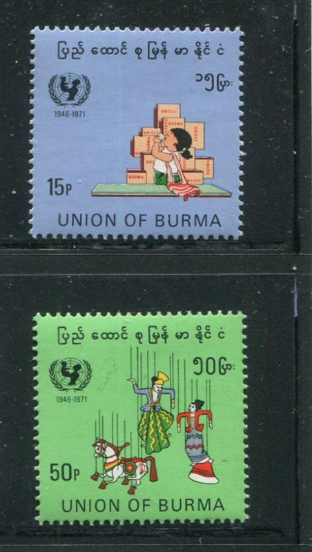 Burma #225-6 MNH