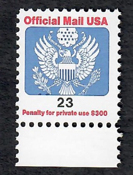 O148 23c Official Mail MNH Single