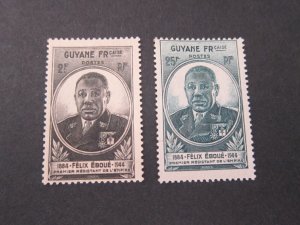 French Guiana 1945 Sc 171-2 set MH