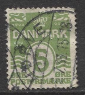 Denmark - Scott 90 - Definitive Issue -1930 - Used - Single 5o Stamp