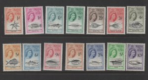 TRISTAN DA CUNHA 1960 #4254 Fisheries VFNH starfish lobster shark whale