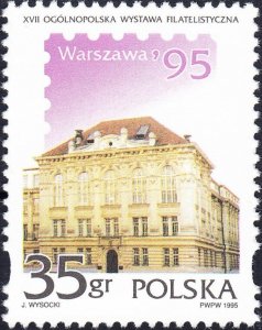 Poland 1995 MNH Stamps Scott 3256 Philately Exhibition Warsaw Technic University