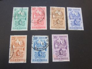 Venezuela 1951 Sc 485-86,488-91 FU