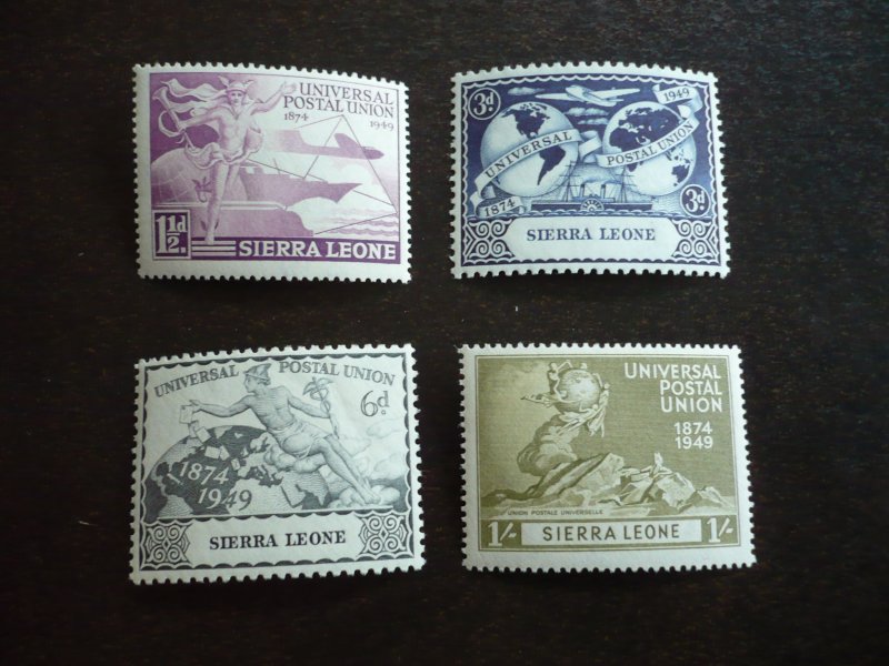 Stamps - Sierra Leone - Scott# 190-193 - Mint Never Hinged Set of 4 Stamps