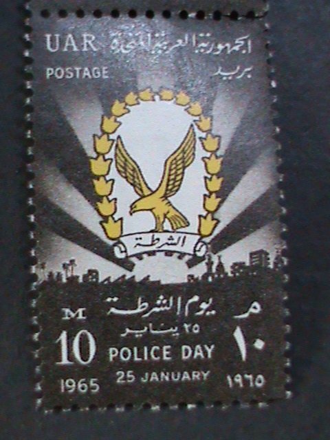 ​UNITED ARAB REPUBLIC- 1965 POLICE DAY-MNH PAIR- VF WE SHIP TO WORLD WIDE.