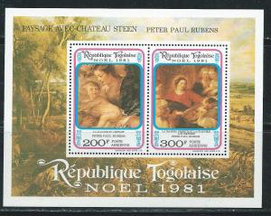 Togo C459a 1981 Christmas s.s. MNH