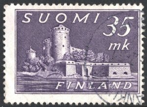 Finland SC#280 35 mk Stronghold Olavinlinna (1949) Used