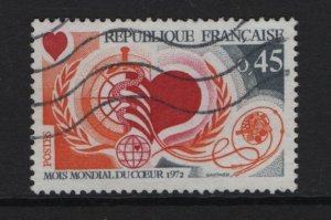 France  #1333  used  1972  world health month