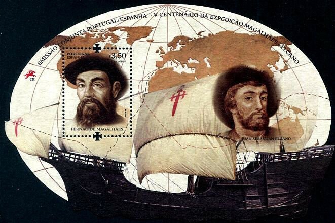 HERRICKSTAMP NEW ISSUES PORTUGAL Magellan Voyage Joint w/ Spain S/S