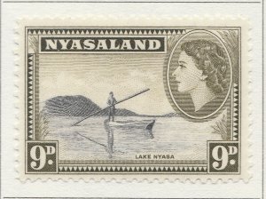 1953 NYASALAND 9d MH* Stamp A30P15F41861-