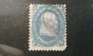 US #63 used short corner e1912.5824