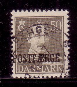 Denmark Sc Q30 1945 50 ore Parcel  stamp used