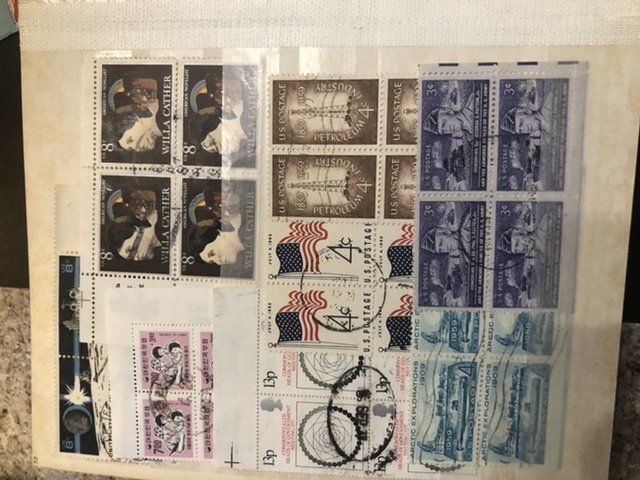 W.W Stamps In Stock Book + Some VERY OLD U.S Might Find Some Gems