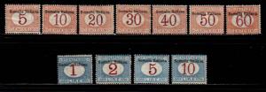 Somalia #J12-J22  Mint  Scott $833.50