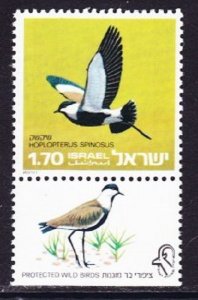 Israel #578 Protected Birds MNH single with tab