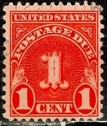 USA; 1931: Sc. # J80a.  Used Perf. 11 x 10 1/2 Single Stamp