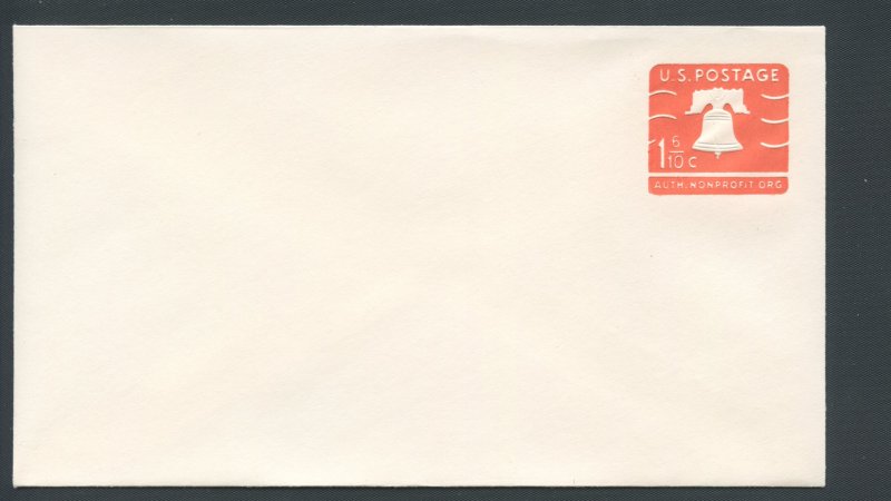 US Scott's # U548A 1 6/10 Cent-Nonprofit Org.-Liberty Bell-Envelope-Unused