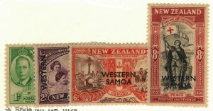 Western Samoa #191-4 MH