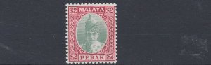 PERAK  1940   S G 120    $2   GREEN & SCARLET      LMH    CAT £250