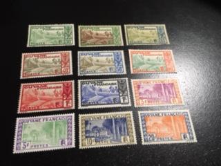 French Guiana sc 118-121,124,126,134,135,148-151 MH