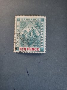 Stamps Barbados  Scott #88 used