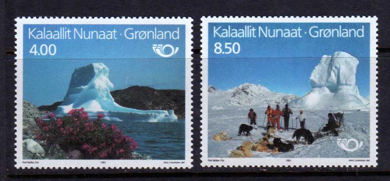 Greenland Scott 240-241 MNH!