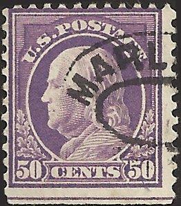 # 517 USED RED VIOLET BEN FRANKLIN