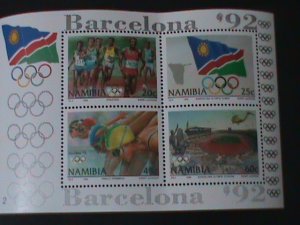 NAMIBIA--BARCELONA'92-SUMMER OLYMPIC GAMES MNH-S/S VF-RARE-HARD TO FIND