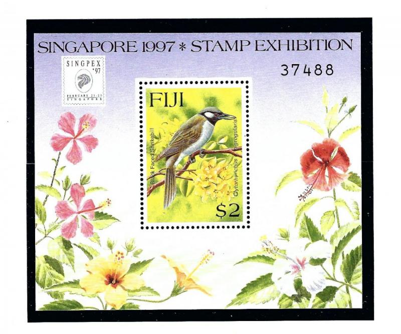 Fiji 787 MNH 1997 Birds S/S