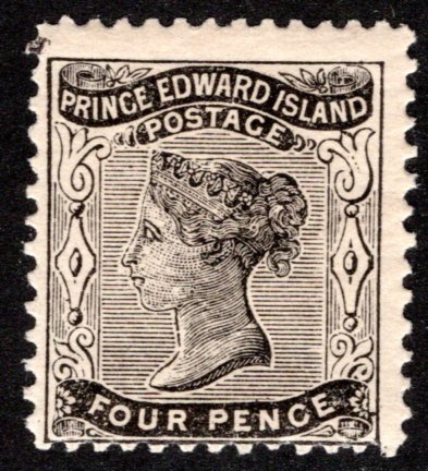 Scott 9, PEI, Prince Edward Island, Canada, p.12, MNHOG, QV, 1870