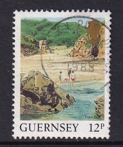 Guernsey  #372  used  1987  landscapes 12p